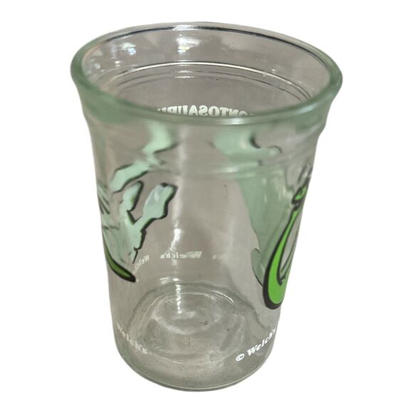 Vintage Welch's Jelly Jar Glass Dinosaurs Brontosaurus - Picture 2 of 6